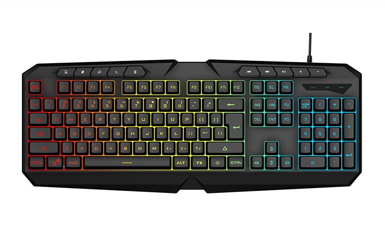 multimedia gaming keyboard