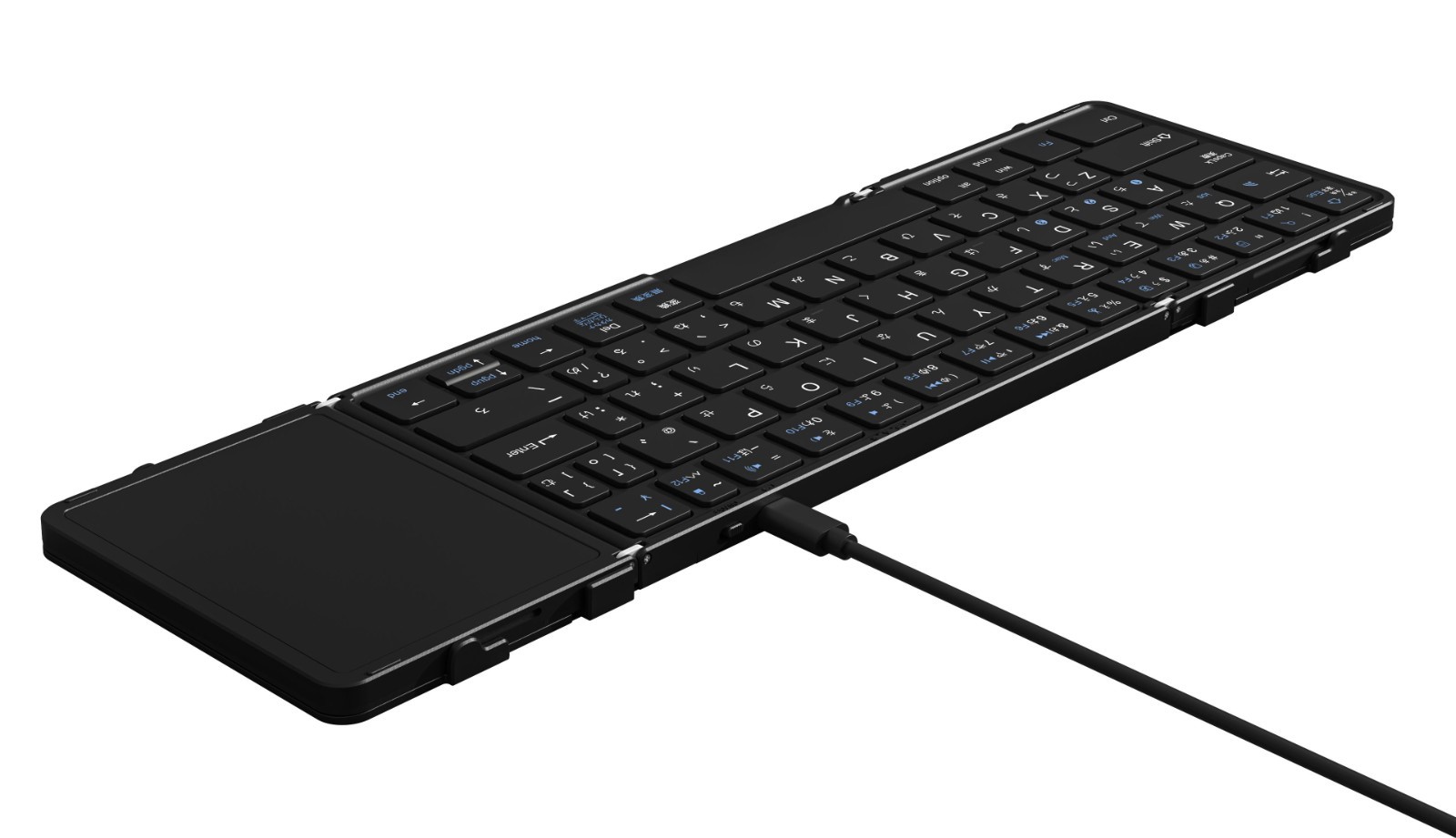 NEW TypeC+PU 3 Foldable keyboard with touchpad