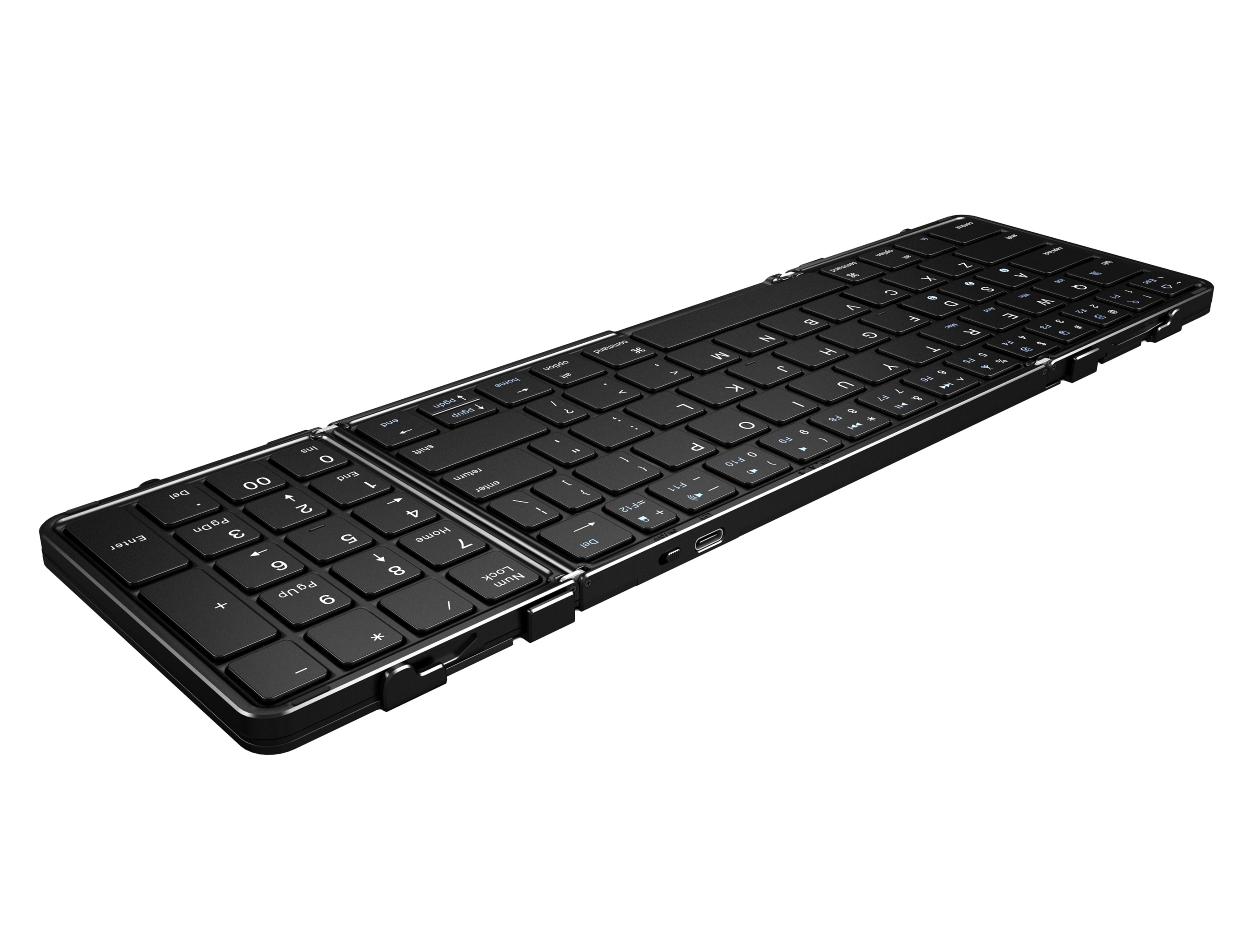 NEW TypeC+PU 3 Foldable keyboard full size