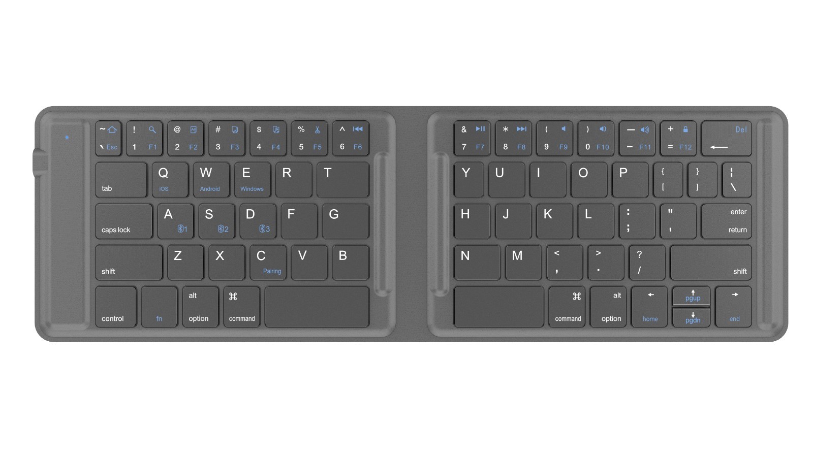 NEW TypeC+PU 2 Foldable keyboard