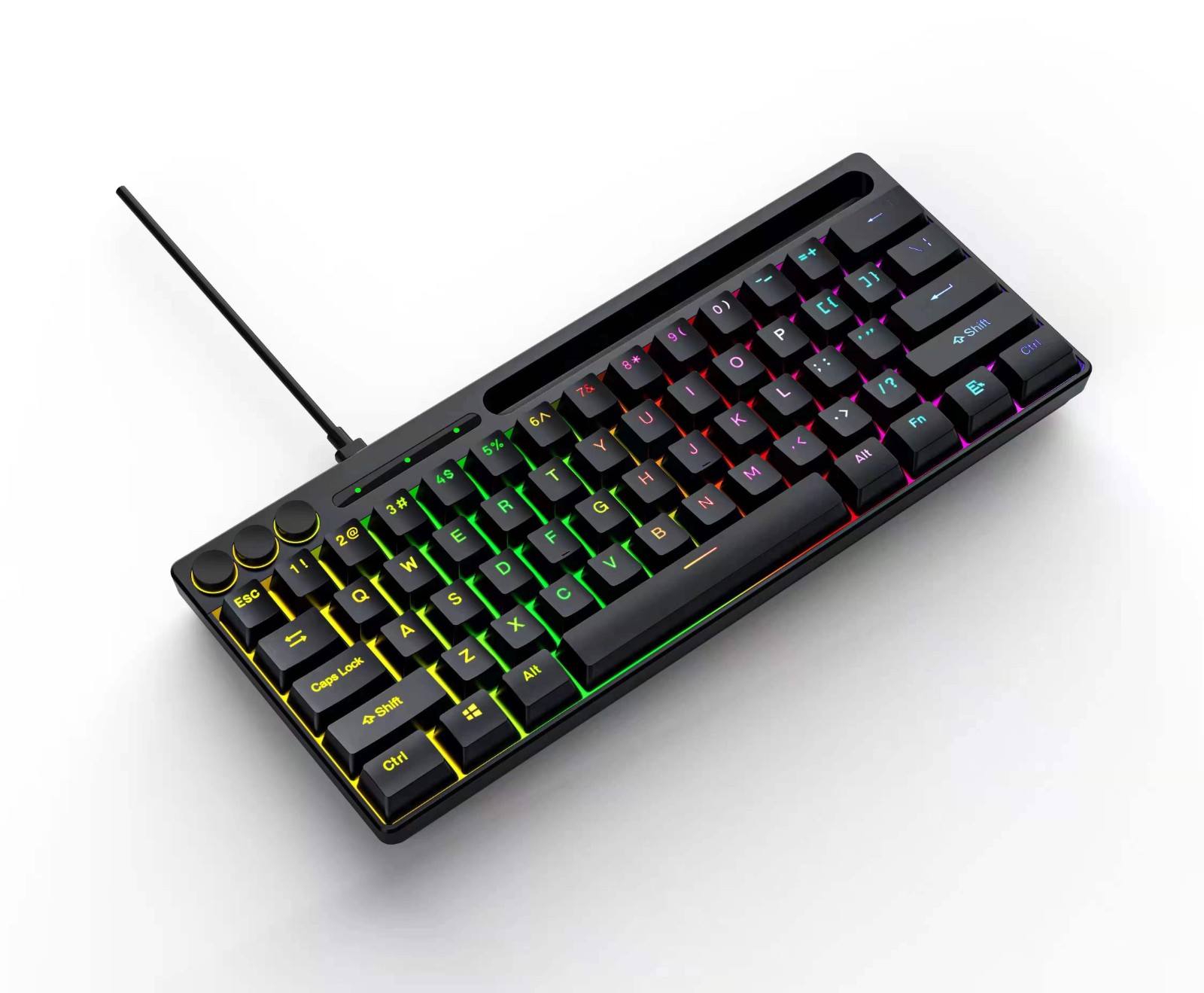 Multimedia gaming keyboard