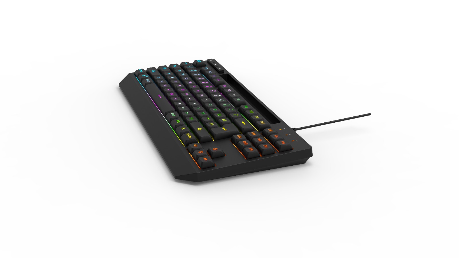 Multimedia gaming keyboard