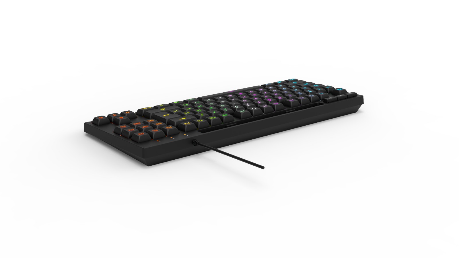 Multimedia gaming keyboard
